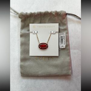 Red and gold Kendra Scott